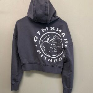 Gymshark Women’s Lagacy Fitness Crop Fill Zip Hoodie SzS